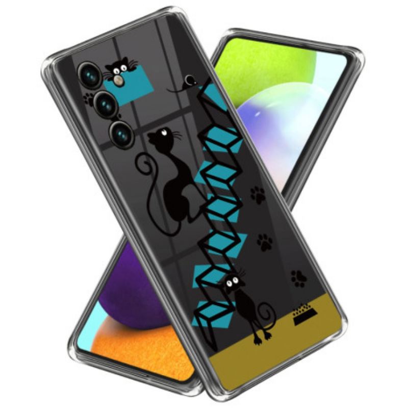 Cover Samsung Galaxy A55 5g Kat Og Mus