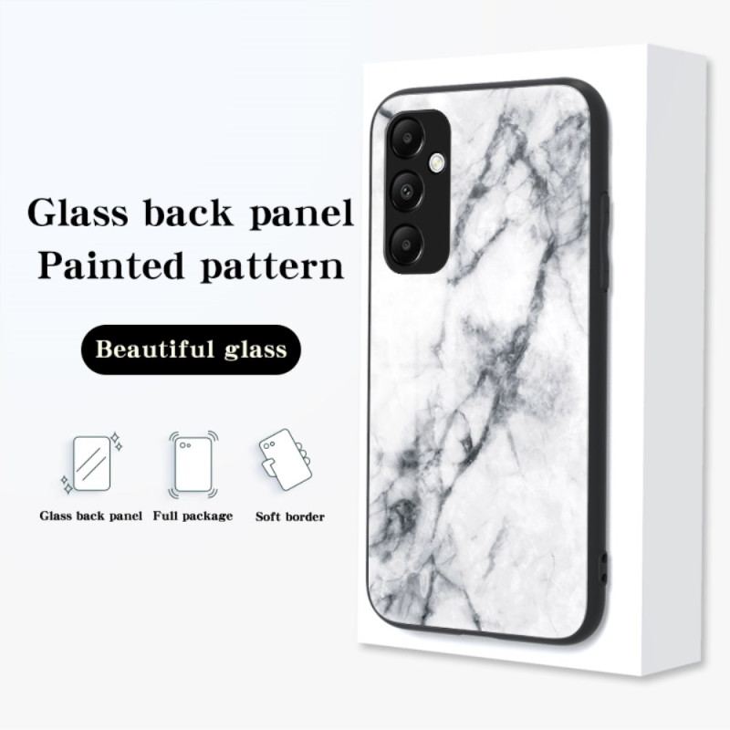 Cover Samsung Galaxy A55 5g Marmormønster Hærdet Glas