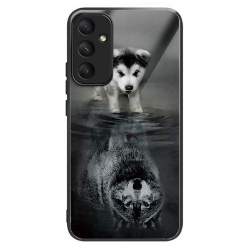 Cover Samsung Galaxy A55 5g Puppy Dream Hærdet Glas