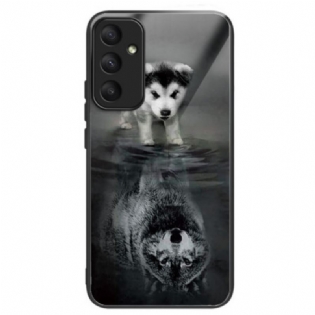 Cover Samsung Galaxy A55 5g Puppy Dream Hærdet Glas