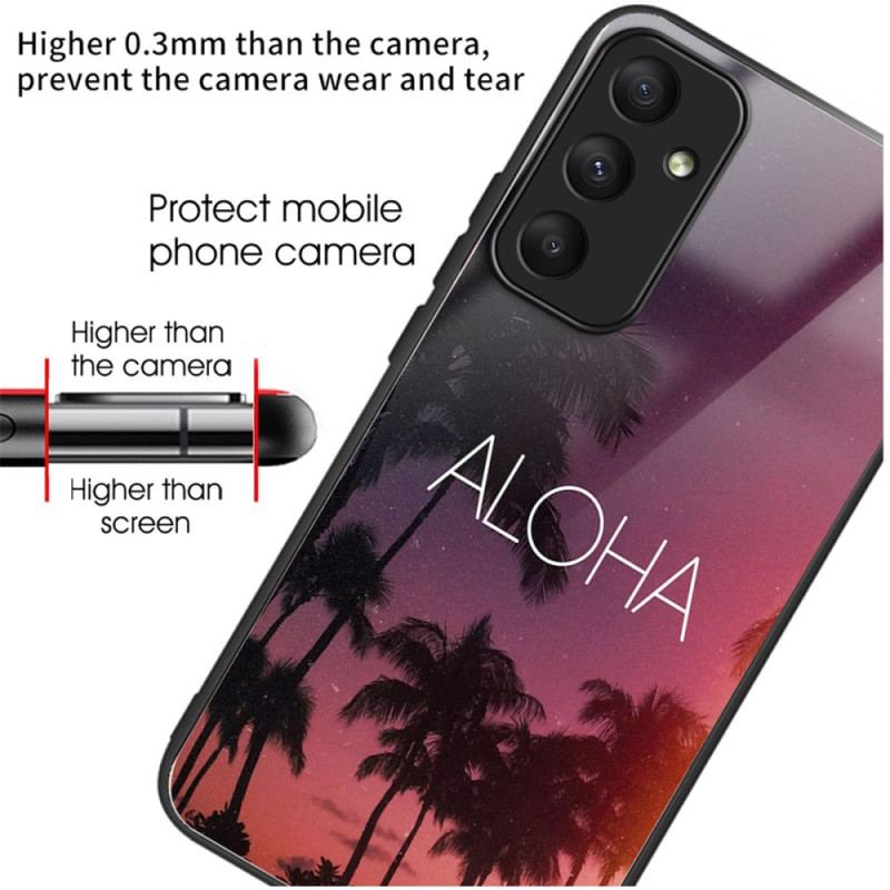 Cover Samsung Galaxy A55 5g Telefon Etui Aloha Hærdet Glas