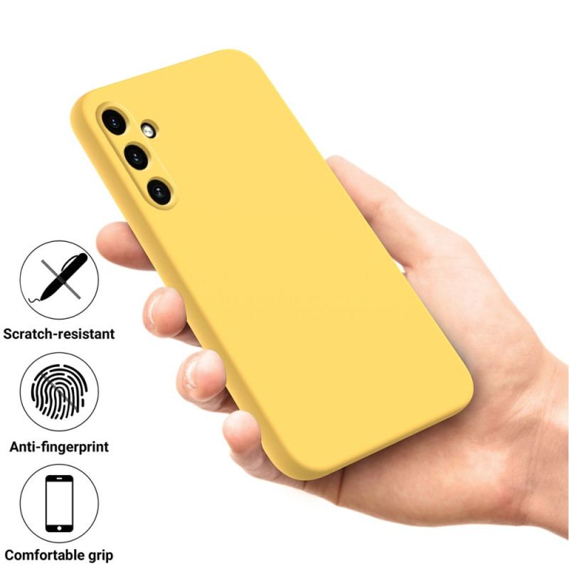 Cover Samsung Galaxy A55 5g Telefon Etui Flydende Silikone Strop