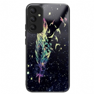 Cover Til Samsung Galaxy A55 5g Fjer Hærdet Glas