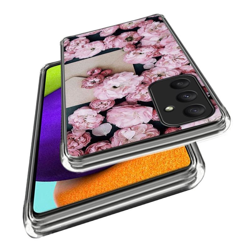 Cover Til Samsung Galaxy A55 5g Lyserøde Blomster