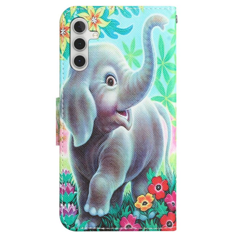 Flip Cover Samsung Galaxy A55 5g Elefant Med Rem