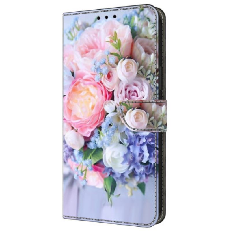 Flip Cover Samsung Galaxy A55 5g Farverige Blomster