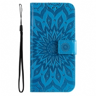 Flip Cover Til Samsung Galaxy A55 5g Fantastisk Mandala Med Rem