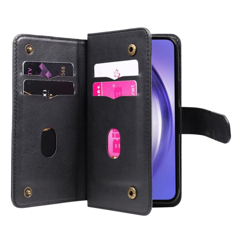 Læder Cover Samsung Galaxy A55 5g 10 Kortholdere