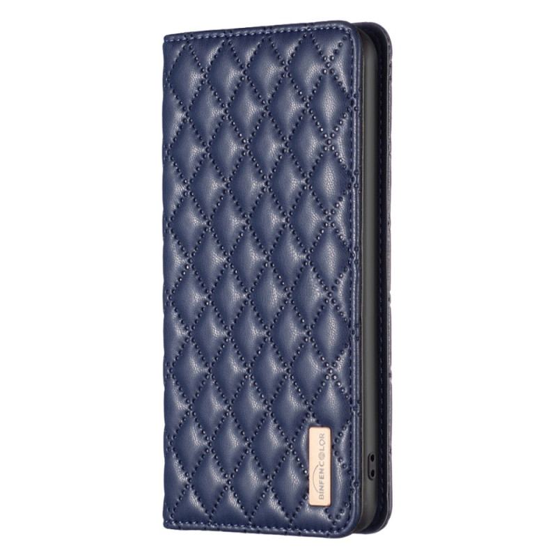 Læder Cover Samsung Galaxy A55 5g Quiltet Binfen Farve