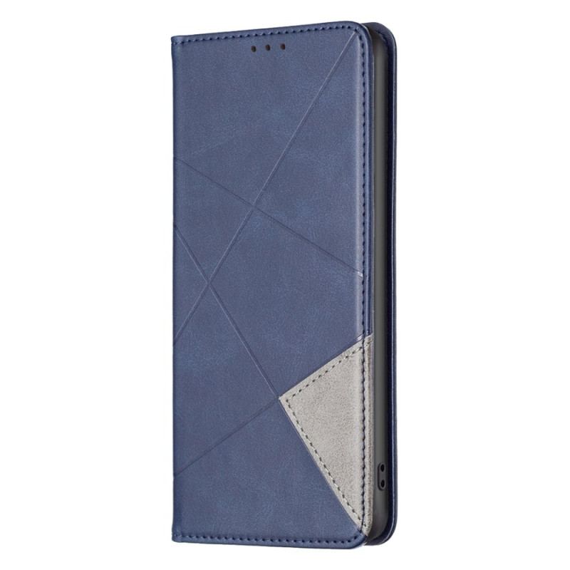 Læder Cover Samsung Galaxy A55 5g Telefon Etui Geometri