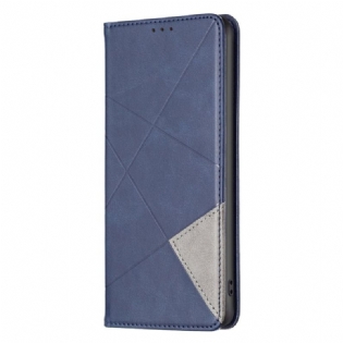 Læder Cover Samsung Galaxy A55 5g Telefon Etui Geometri