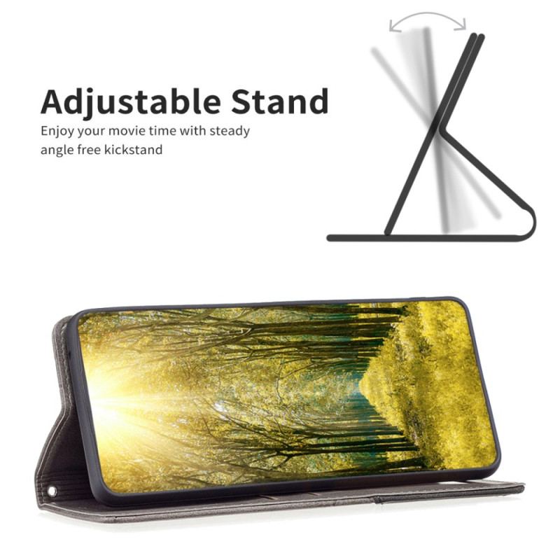 Læder Cover Samsung Galaxy A55 5g Telefon Etui Geometri