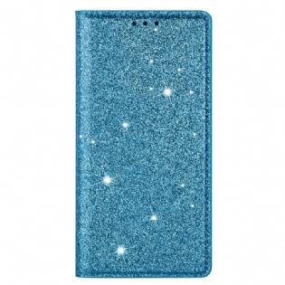 Læder Cover Samsung Galaxy A55 5g Telefon Etui Glitter