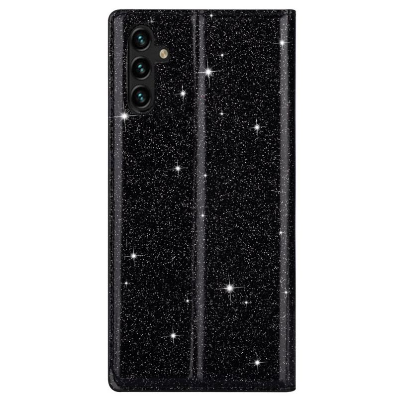 Læder Cover Samsung Galaxy A55 5g Telefon Etui Glitter