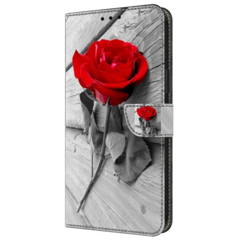 Læder Cover Samsung Galaxy A55 5g Telefon Etui Lyserød