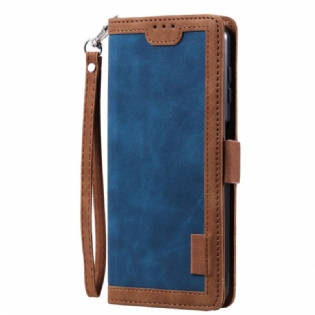 Læder Cover Samsung Galaxy A55 5g Telefon Etui Retro Tegnebog