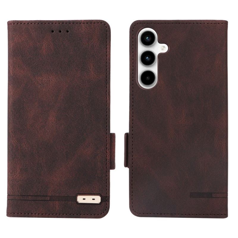 Læder Cover Samsung Galaxy A55 5g Telefon Etui Vintage Design