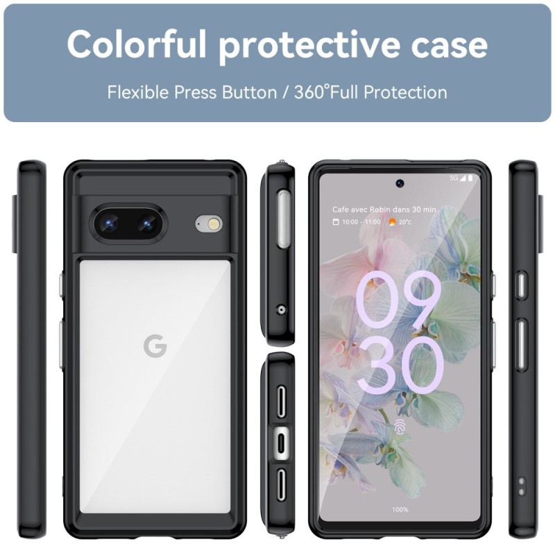 Cover Google Pixel 7 Gennemsigtig Hybrid