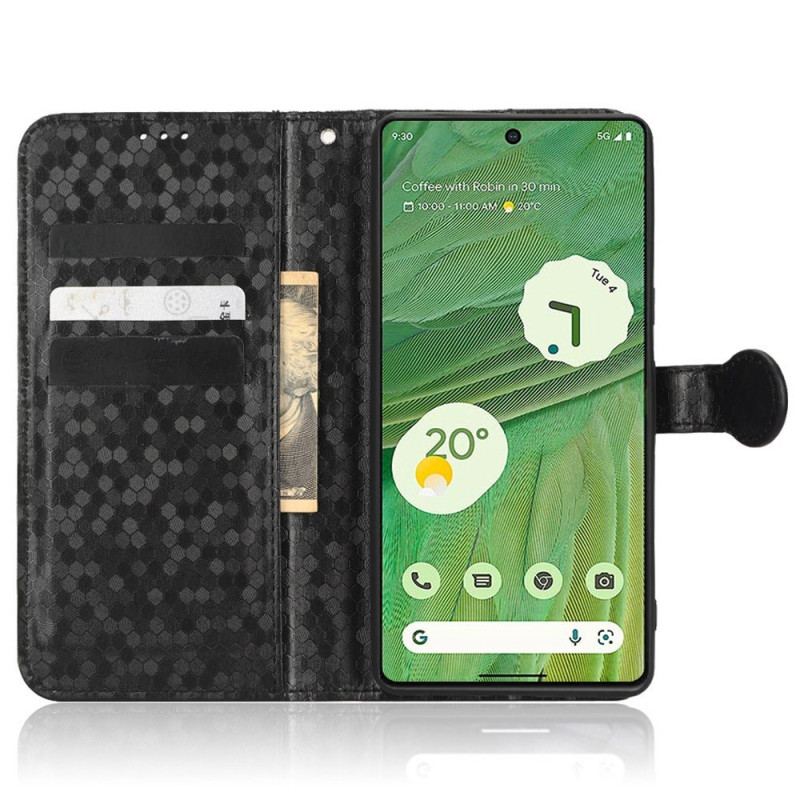 Flip Cover Google Pixel 7 Med Snor 3d Strappy Design