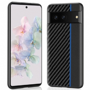 Mobilcover Google Pixel 7 Carbon Fiber Line