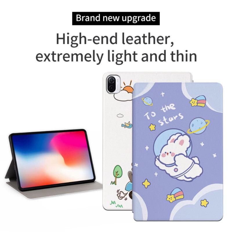 Cover Xiaomi Pad 5 Sød Imiteret Læderhvalp
