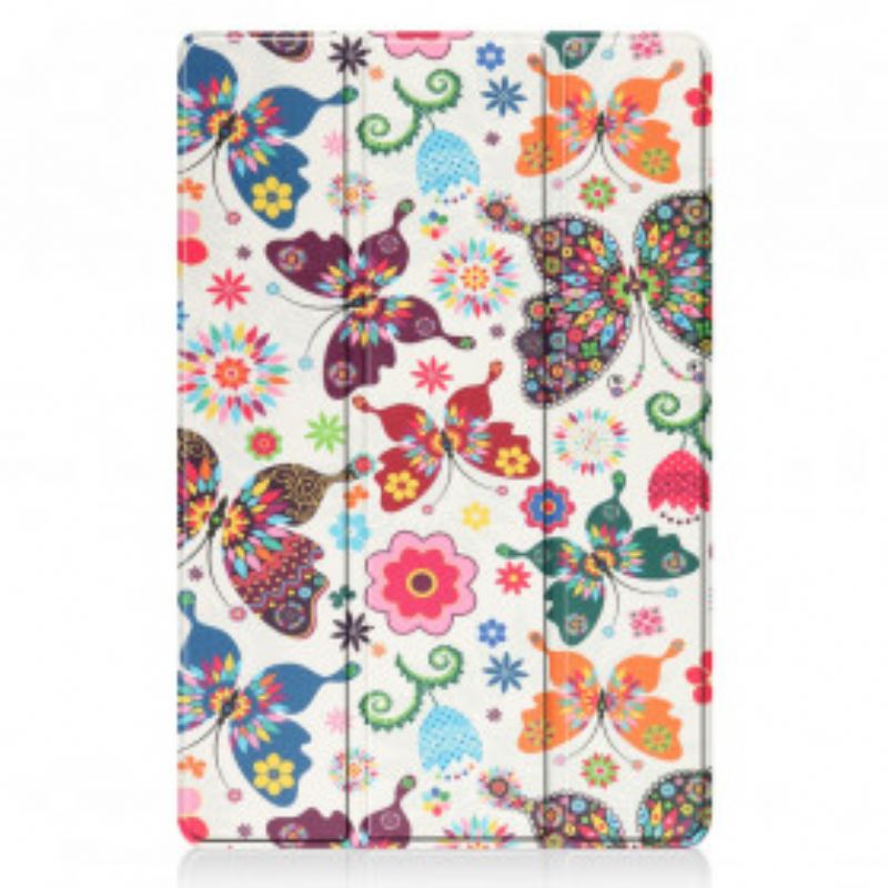 Cover Xiaomi Pad 5 Vintage Blomsterpenneholder