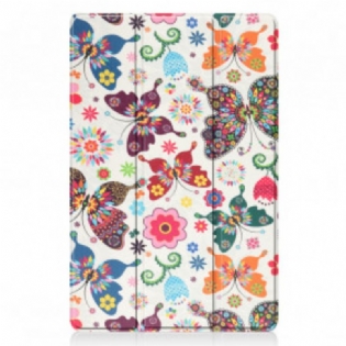 Cover Xiaomi Pad 5 Vintage Blomsterpenneholder