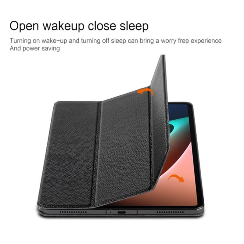 Etui Xiaomi Pad 5 Ægte Læder Wake