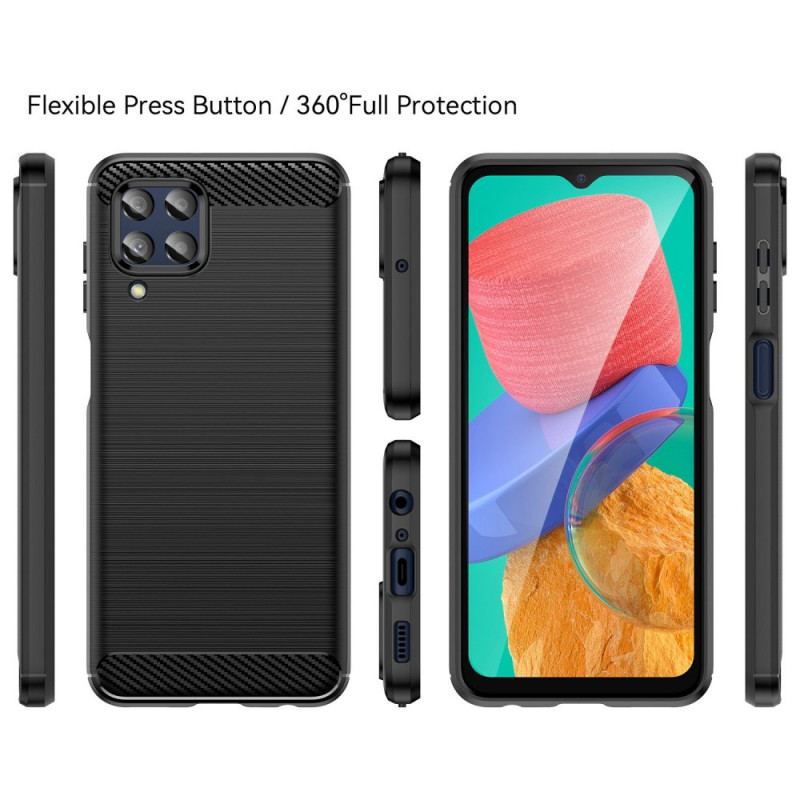 Cover Samsung Galaxy M33 5G Børstet Kulfiber