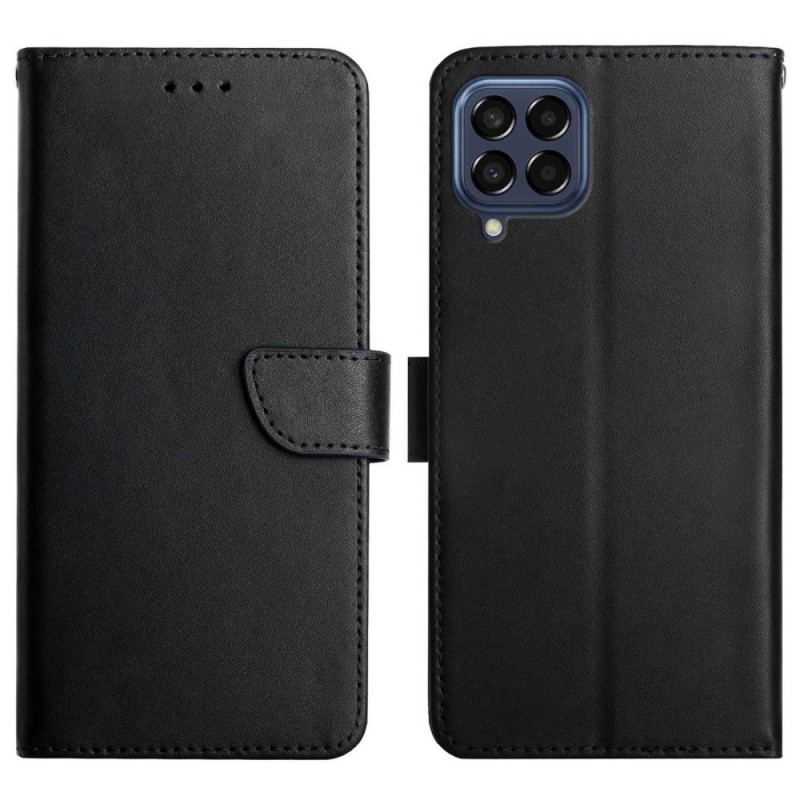 Flip Cover Samsung Galaxy M33 5G Ægte Nappa Læder