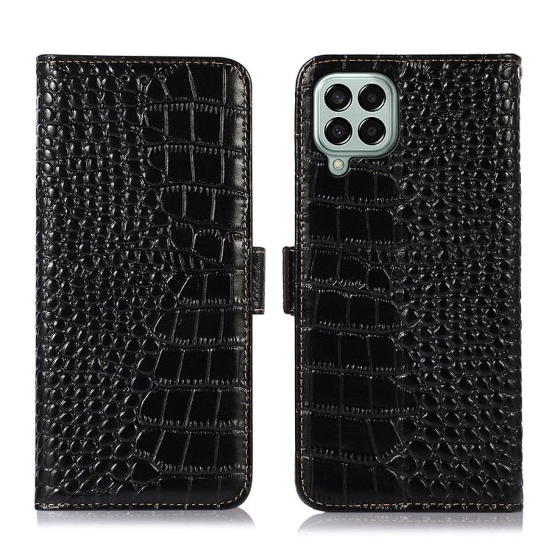 Flip Cover Samsung Galaxy M33 5G Crocodile Style Rfid