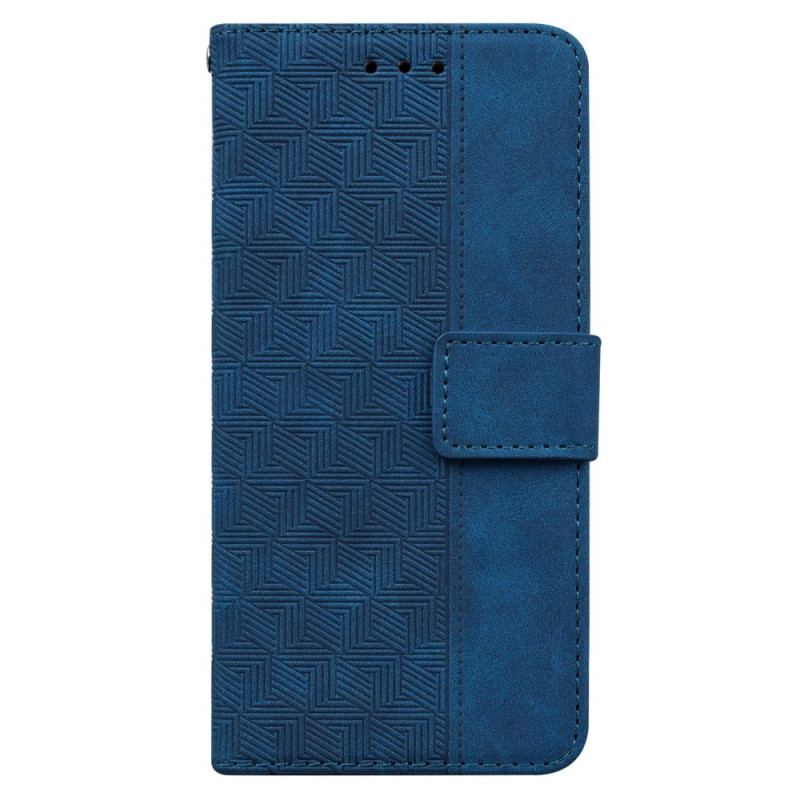 Flip Cover Samsung Galaxy M33 5G Med Snor Strappy Mønster