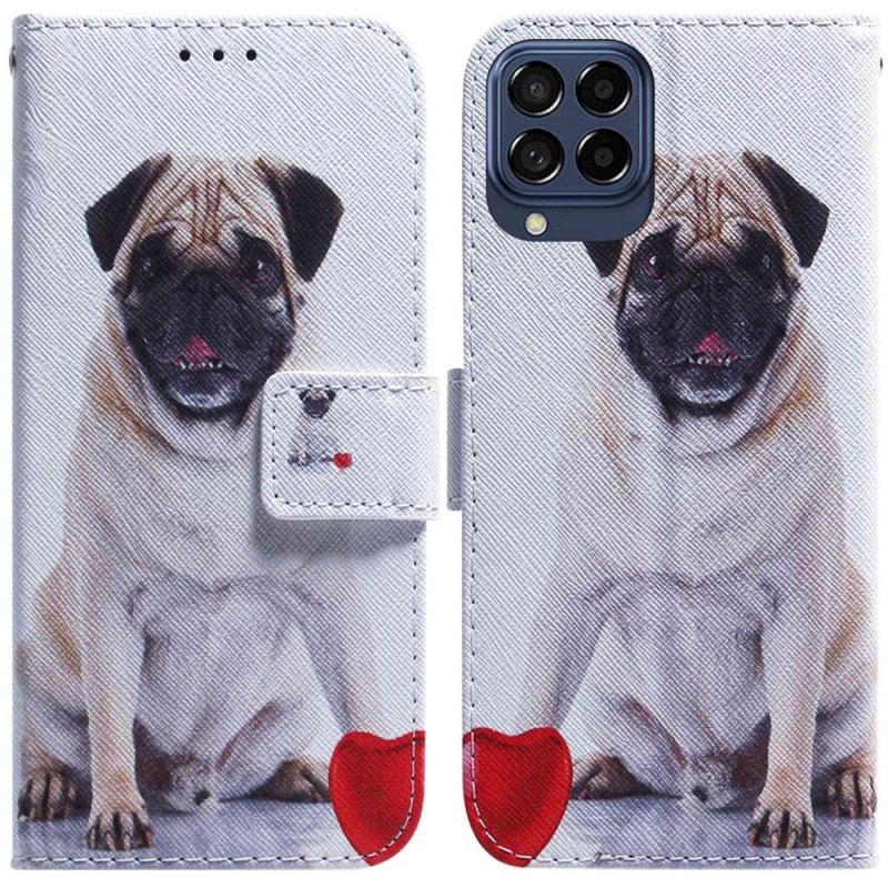 Flip Cover Samsung Galaxy M33 5G Mops Hund