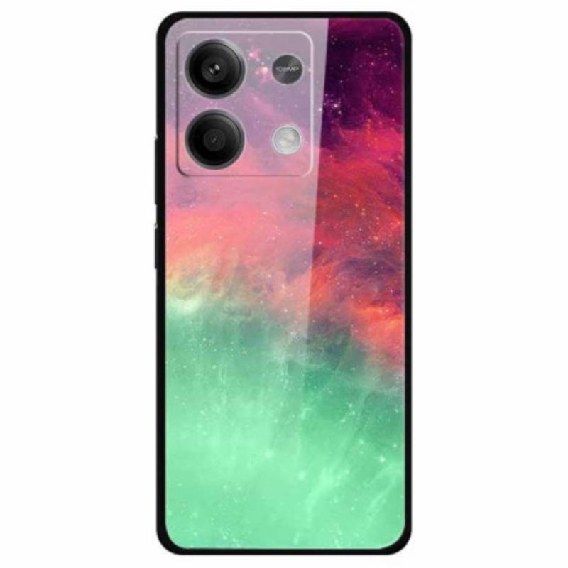 Cover Xiaomi Redmi Note 13 5g Farverig Nebula Hærdet Glas