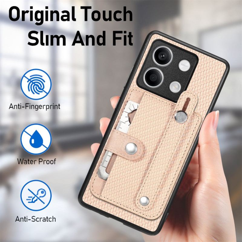 Cover Xiaomi Redmi Note 13 5g Kortholder Og Rem