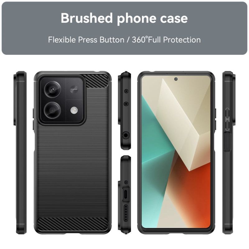 Cover Xiaomi Redmi Note 13 5g Telefon Etui Børstet Kulfiber