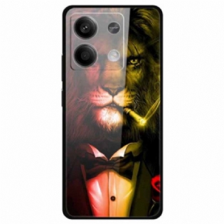 Cover Xiaomi Redmi Note 13 5g Telefon Etui Løve Hærdet Glas