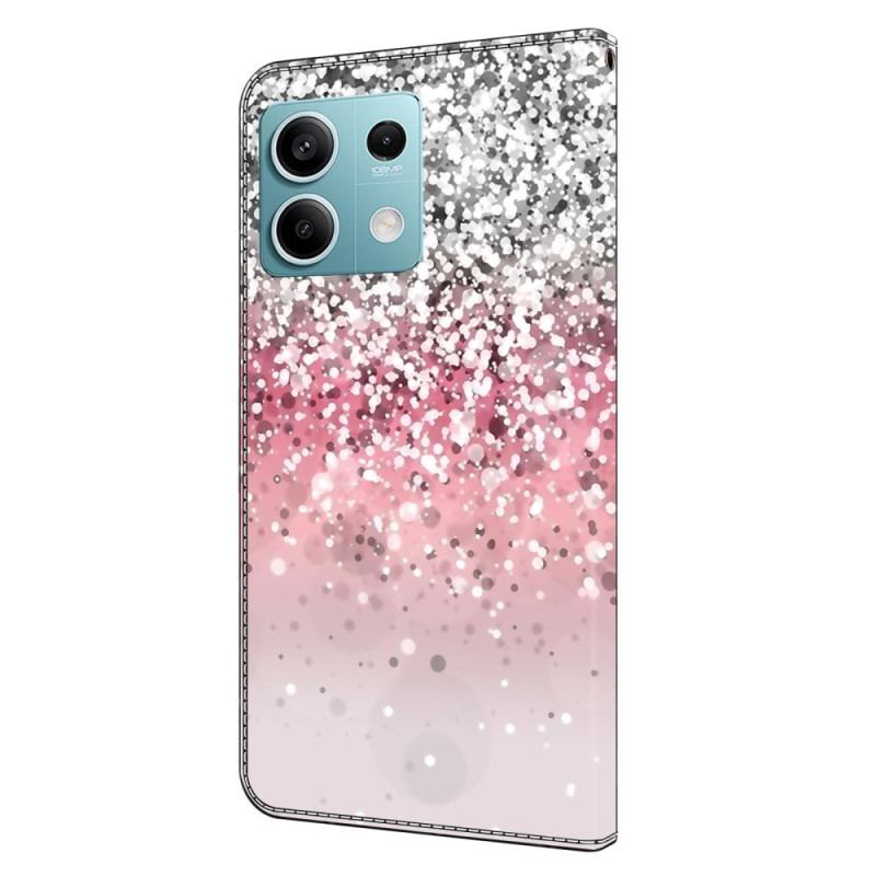 Flip Cover Til Xiaomi Redmi Note 13 5g Gradient Glitter