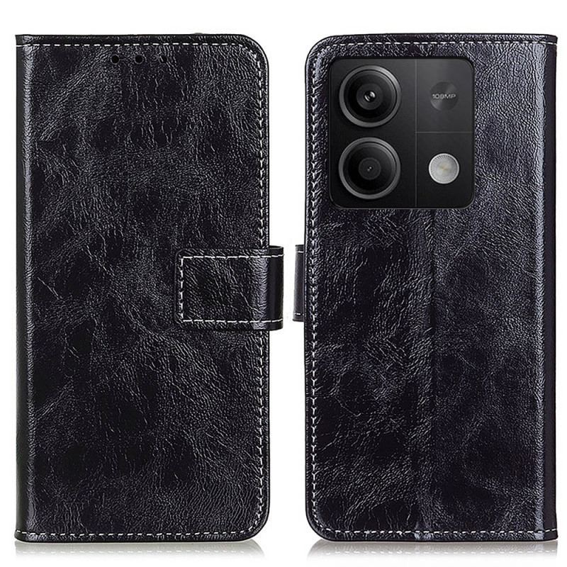 Flip Cover Til Xiaomi Redmi Note 13 5g Lakeret Tekstur