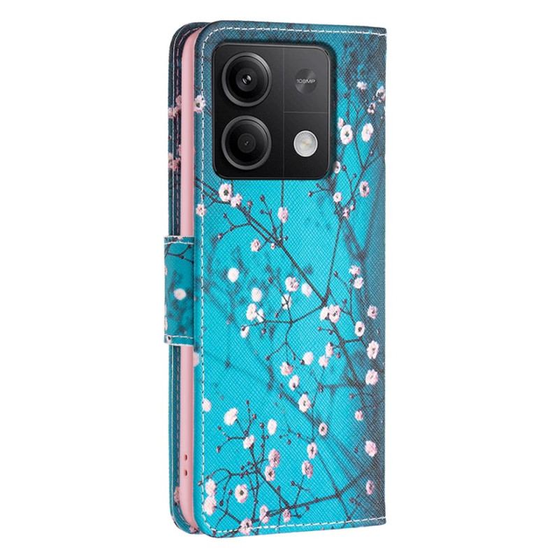 Flip Cover Xiaomi Redmi Note 13 5g Blommeblomst