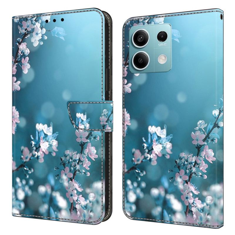 Flip Cover Xiaomi Redmi Note 13 5g Blommeblomster