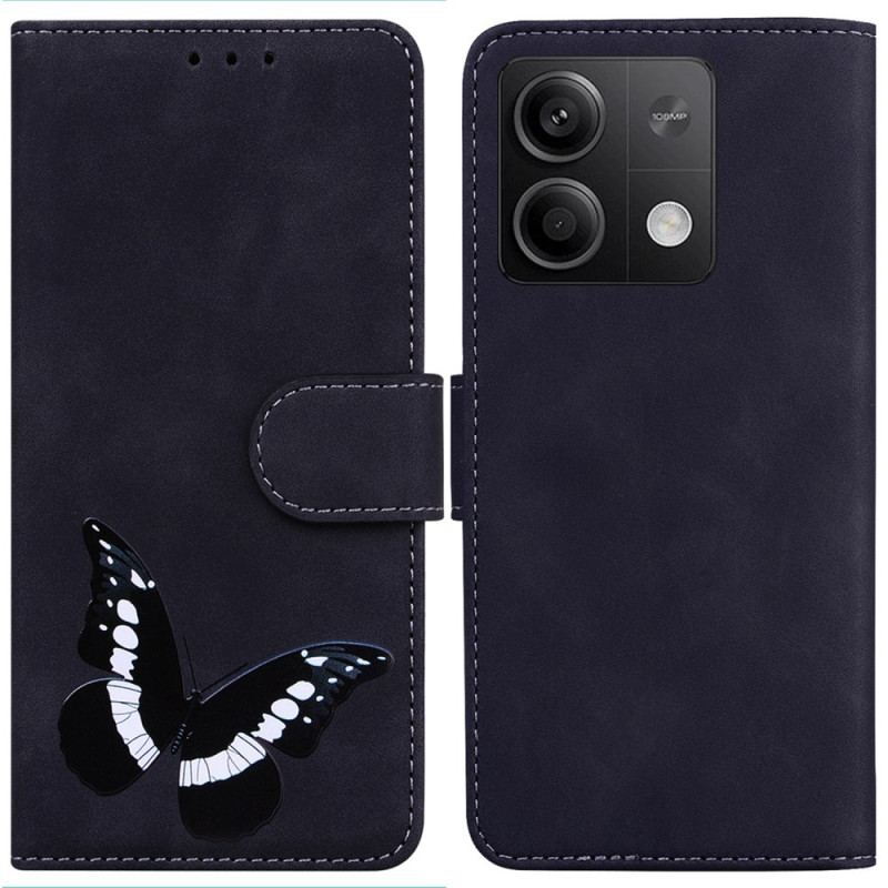 Flip Cover Xiaomi Redmi Note 13 5g Sommerfuglemønster