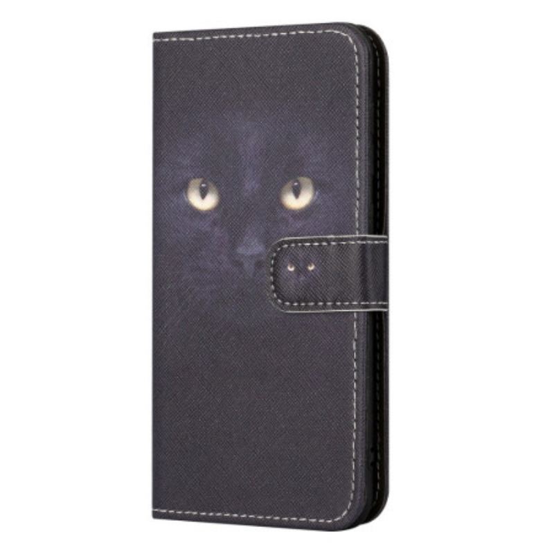 Flip Cover Xiaomi Redmi Note 13 5g Strappy Cat Eyes