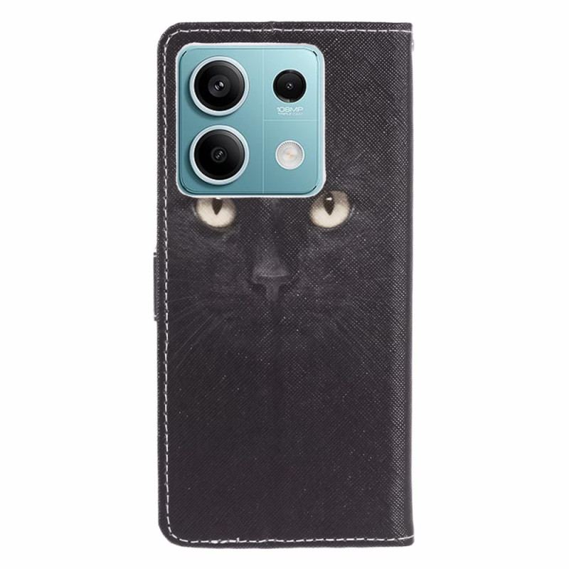 Flip Cover Xiaomi Redmi Note 13 5g Strappy Cat Eyes