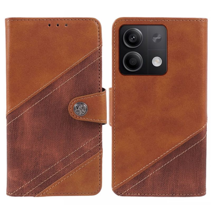 Læder Cover Xiaomi Redmi Note 13 5g Bi-tekstur