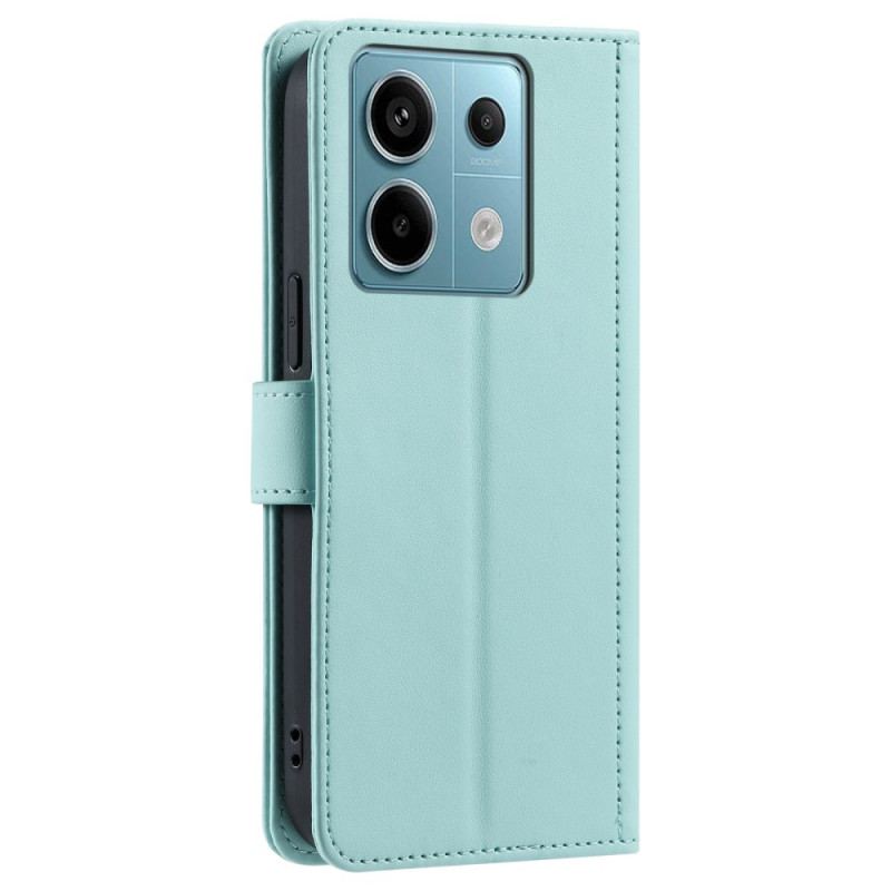 Læder Cover Xiaomi Redmi Note 13 5g Polstret Skulderrem