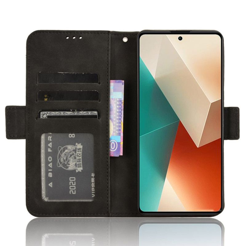 Læder Cover Xiaomi Redmi Note 13 5g Telefon Etui Multikort