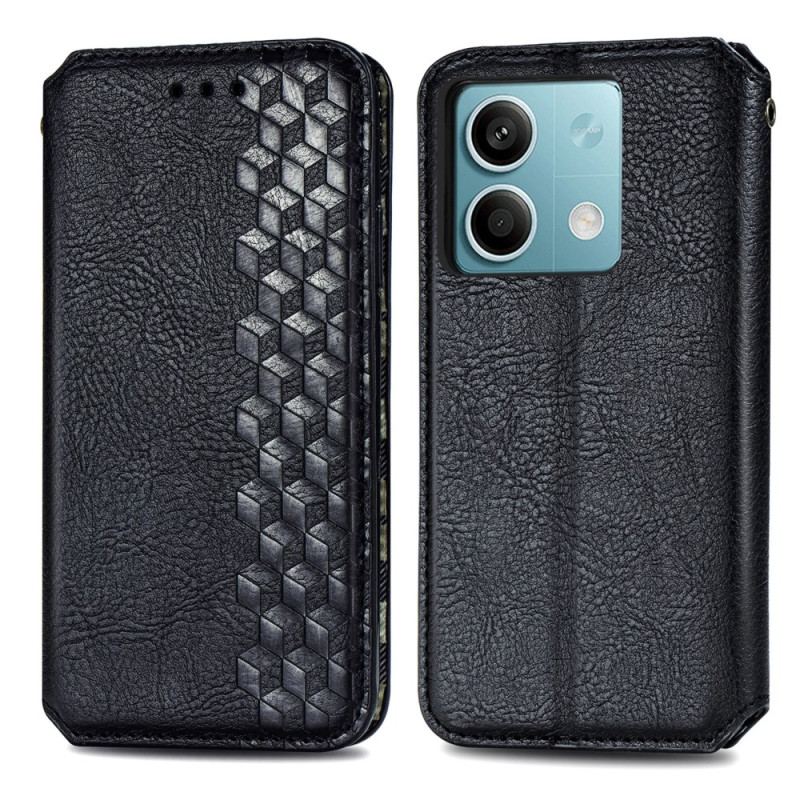 Læder Cover Xiaomi Redmi Note 13 5g Telefon Etui Vintage Lædereffekt Diamanter