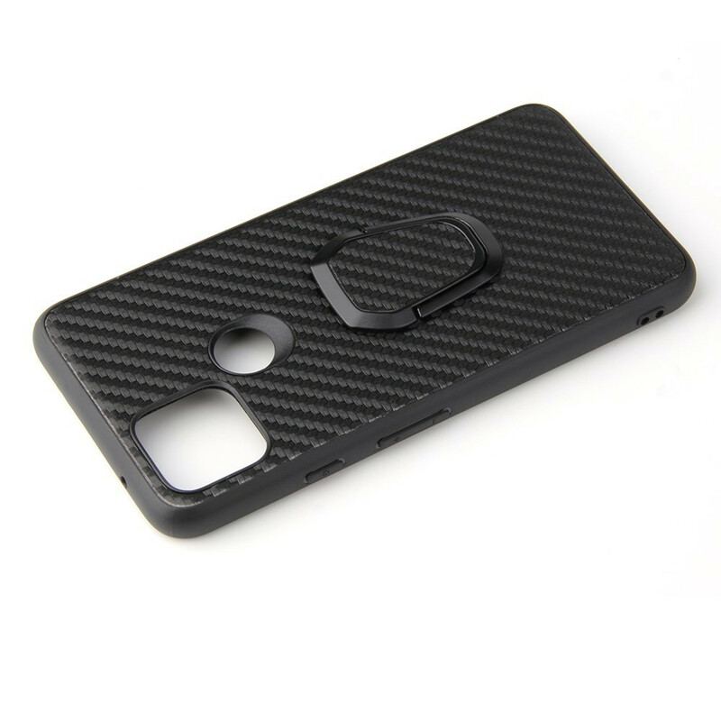 Cover Google Pixel 5 Carbon Fiber Ring-support