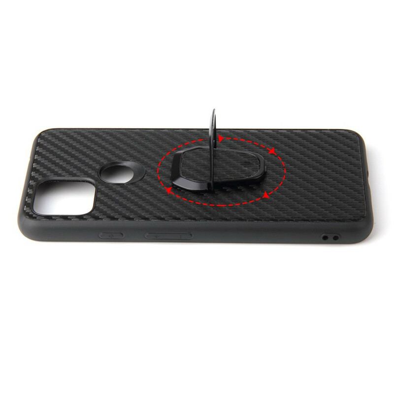 Cover Google Pixel 5 Carbon Fiber Ring-support